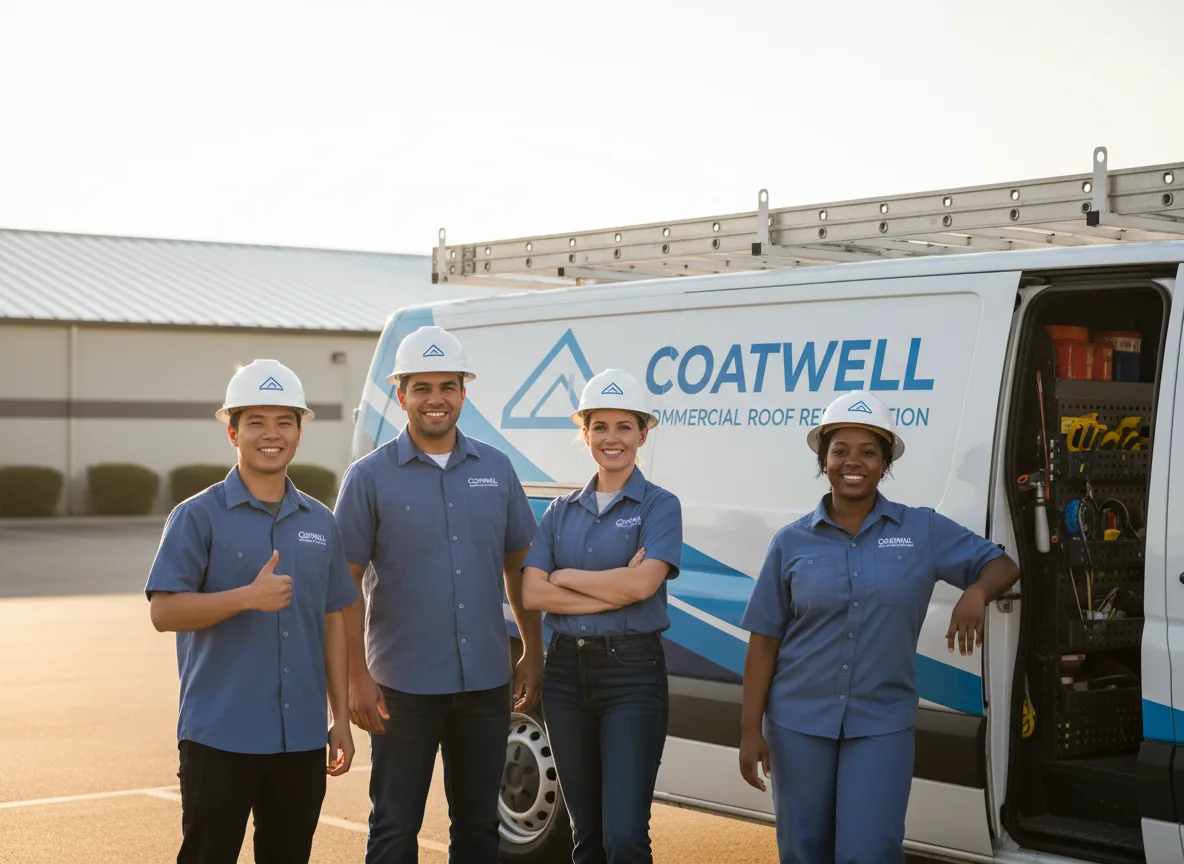 Commercial roof coating company in Almyra, AR